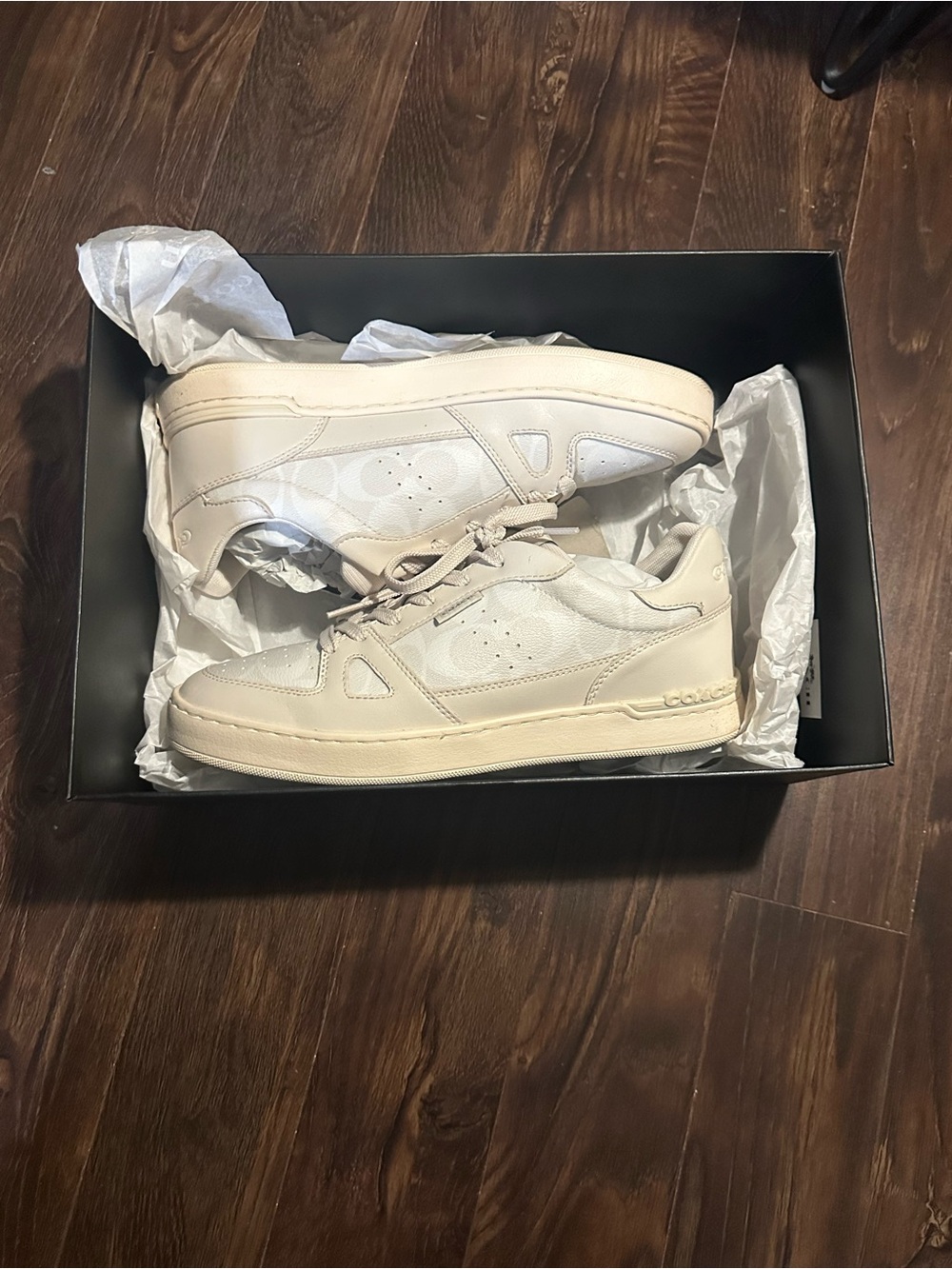 Coach jacquard print shoes